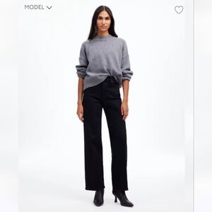 NWOT Madewell Women's The Perfect Vintage Wide-Leg Jean Sz 29 $148